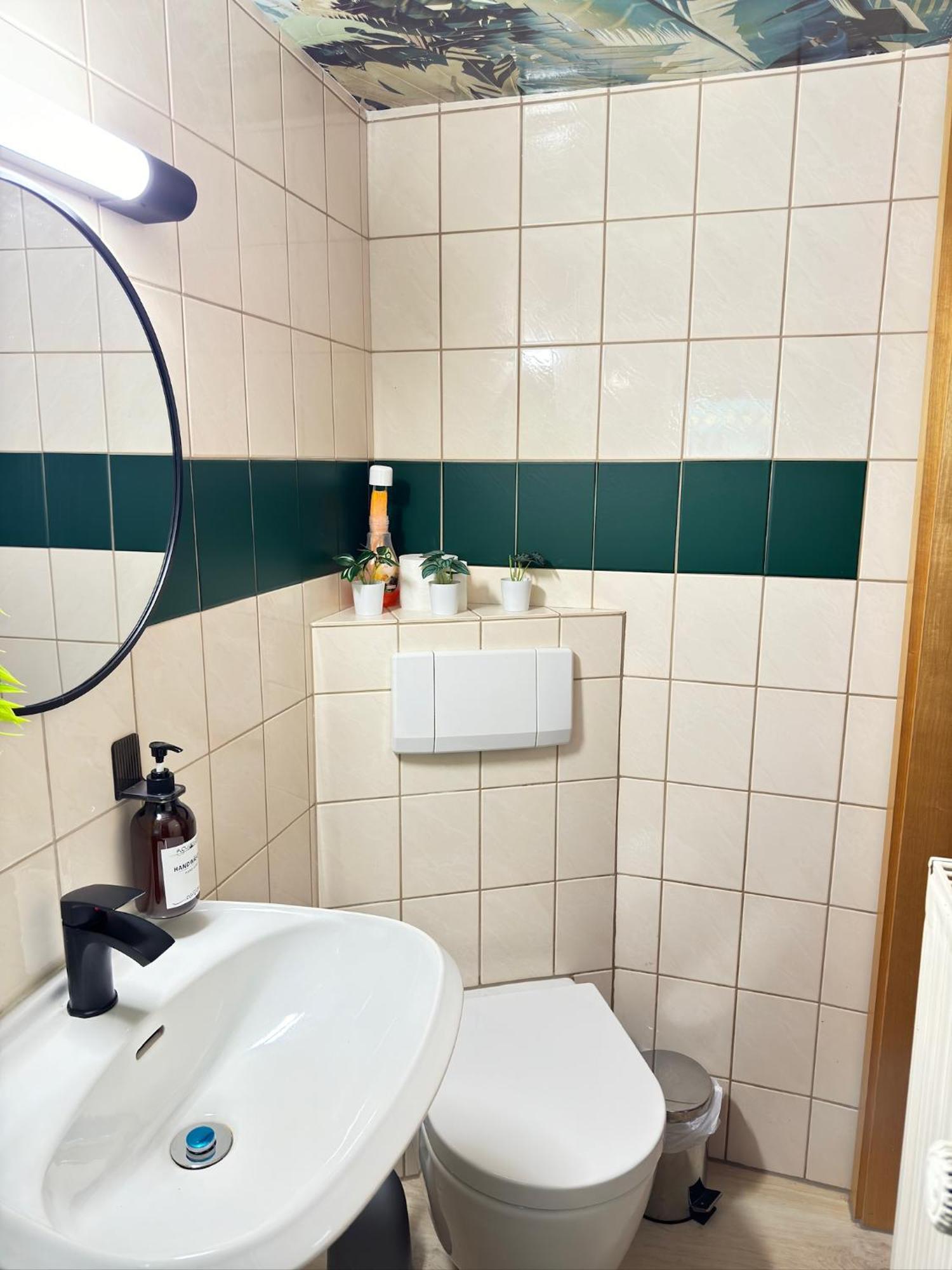 Pension Faulpelz - Doppelzimmer Flora Niederorschel Bagian luar foto